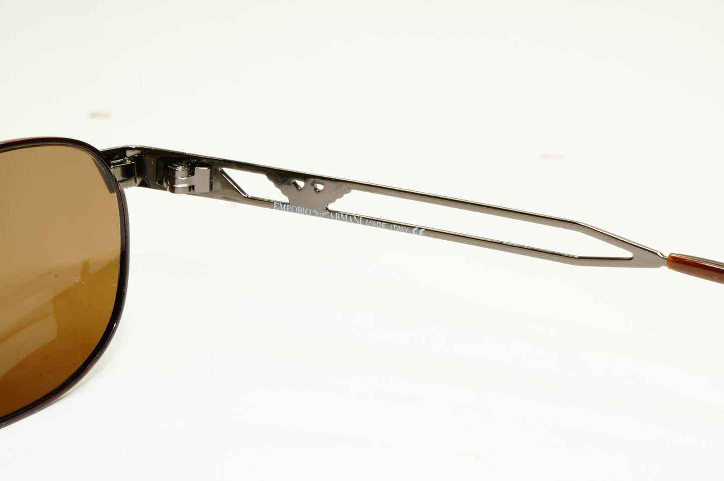 Emporio Armani 1997 Vintage Metal Sunglasses Mens Womens Silver Eagle 051 973