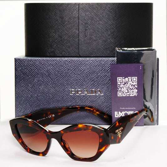 Prada Sunglasses Symbole Honey Havana Brown Gradient PR07YS SPR 07Y VAU-6S1