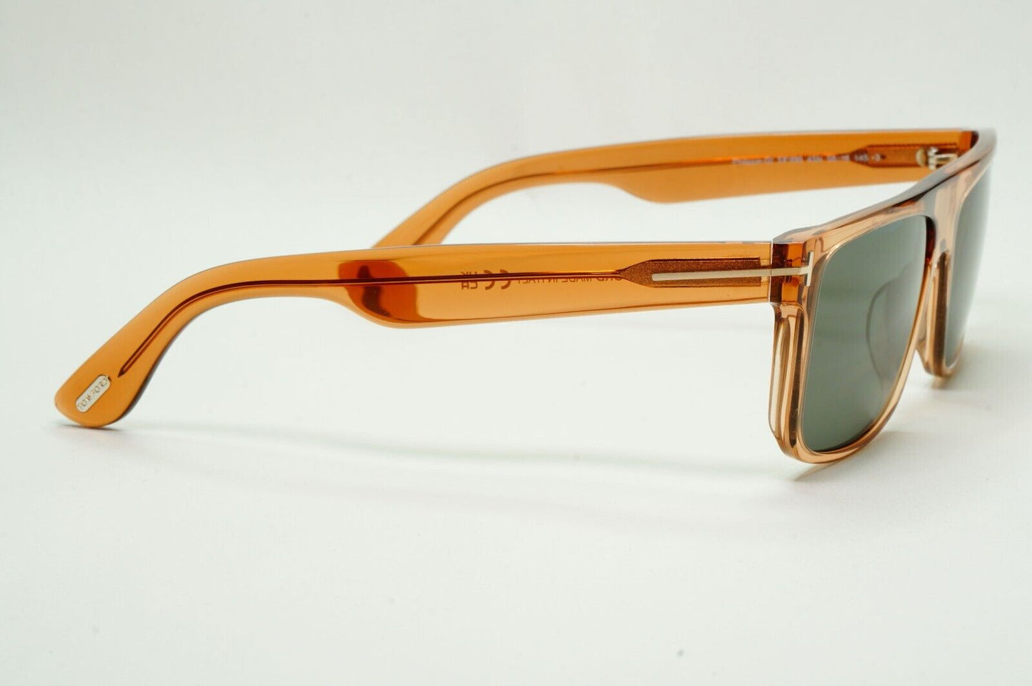 Tom Ford Sunglasses Philippe-02 Brown Transparent Honey Green FT0999 TF 999 45N