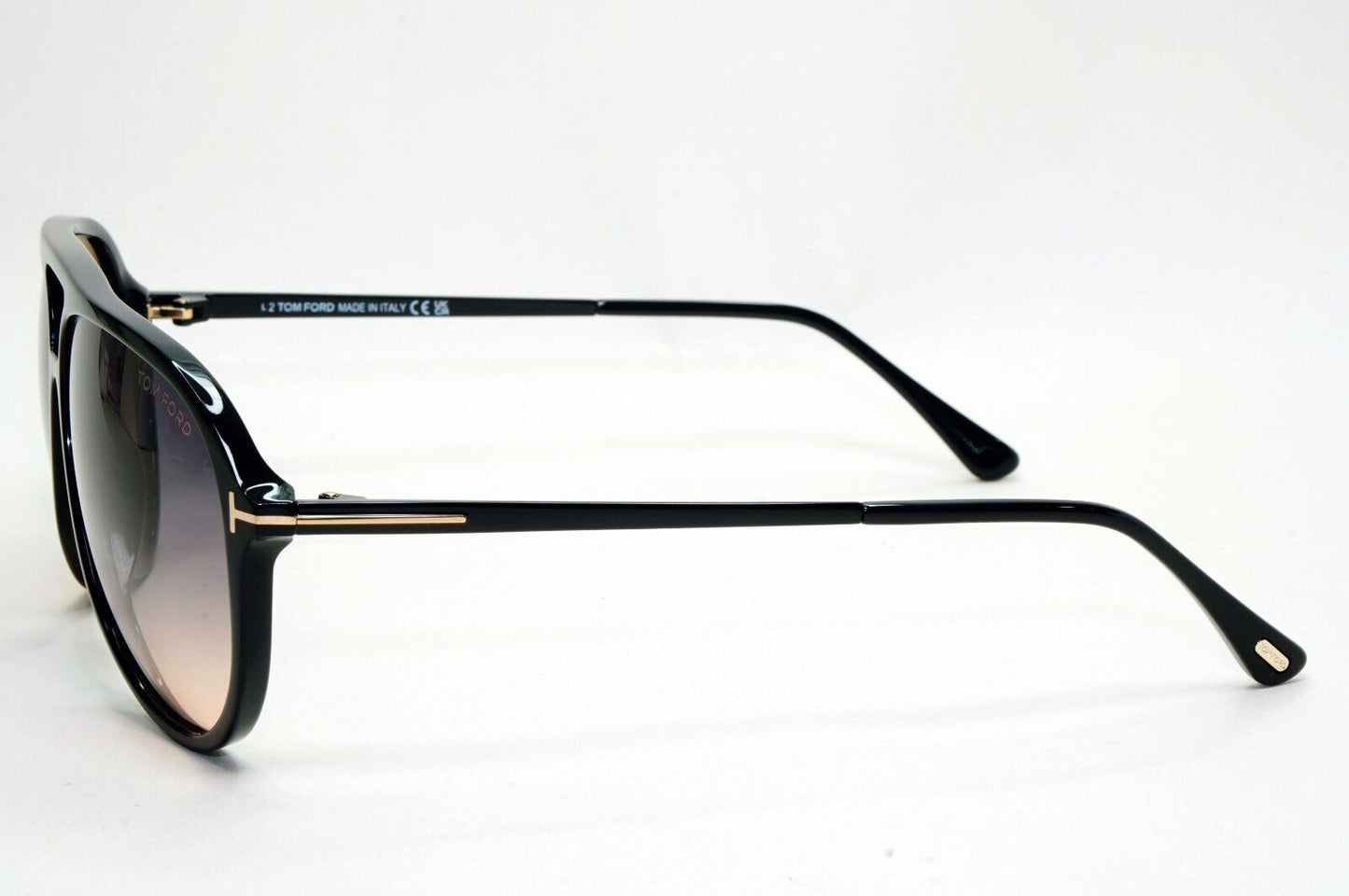 Tom Ford Sunglasses Samson Black Pilot Grey Gradient FT0909 TF 909 01B