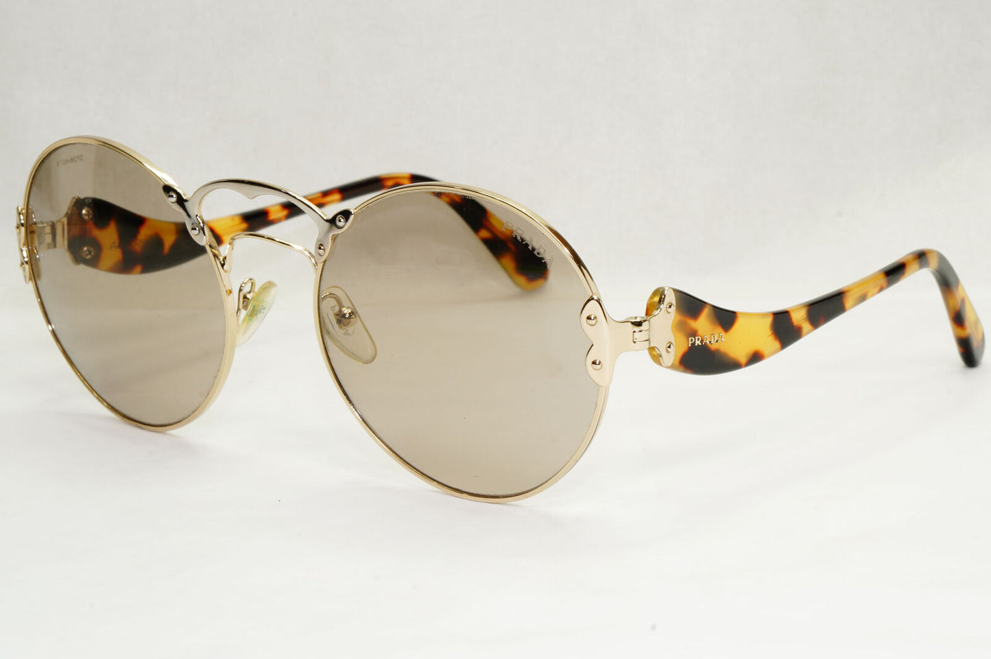 Prada Sunglasses 2016 Wanderer Gold Brown Ornate PR55TS SPR 55T ZVN-5J2 200124