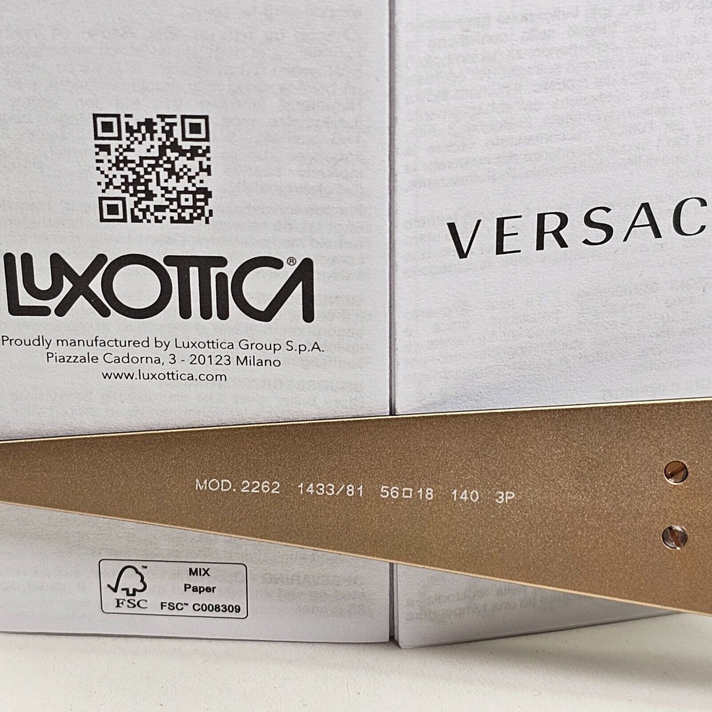Versace Sunglasses Black Polarised Gold Medusa Square Metal MOD VE 2262 1433/81