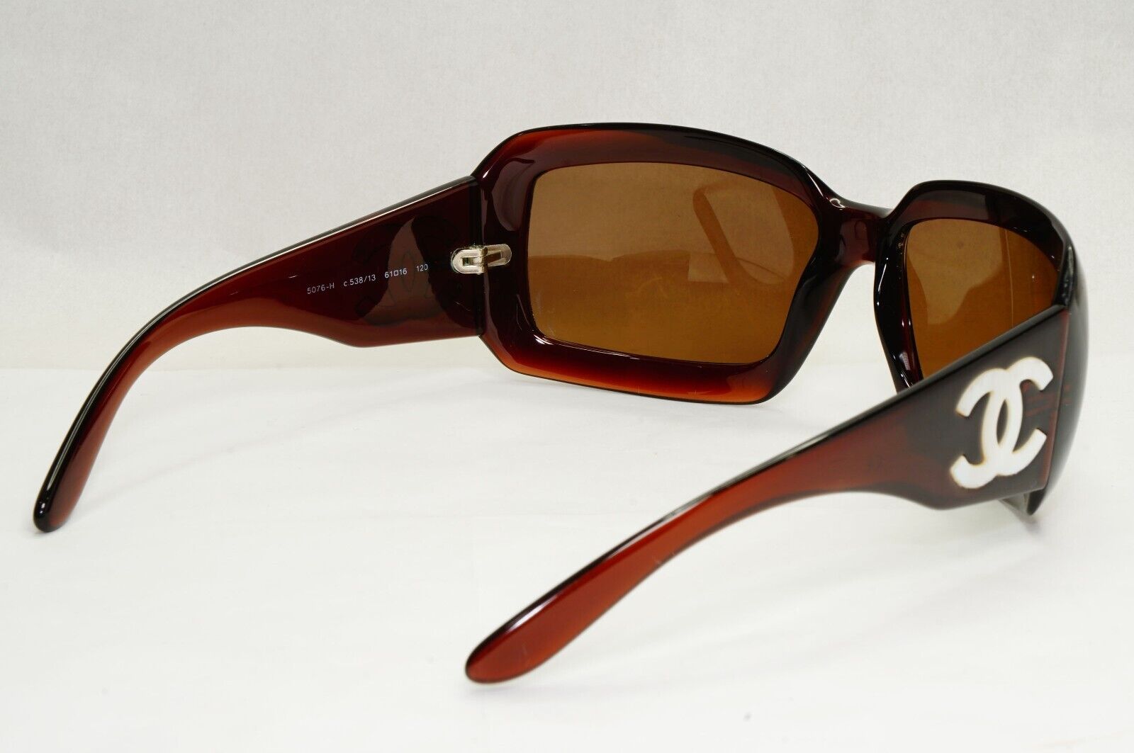 Chanel Sunglasses Mother of Pearl 2006 Vintage Brown 5076-H c.538/13 270324