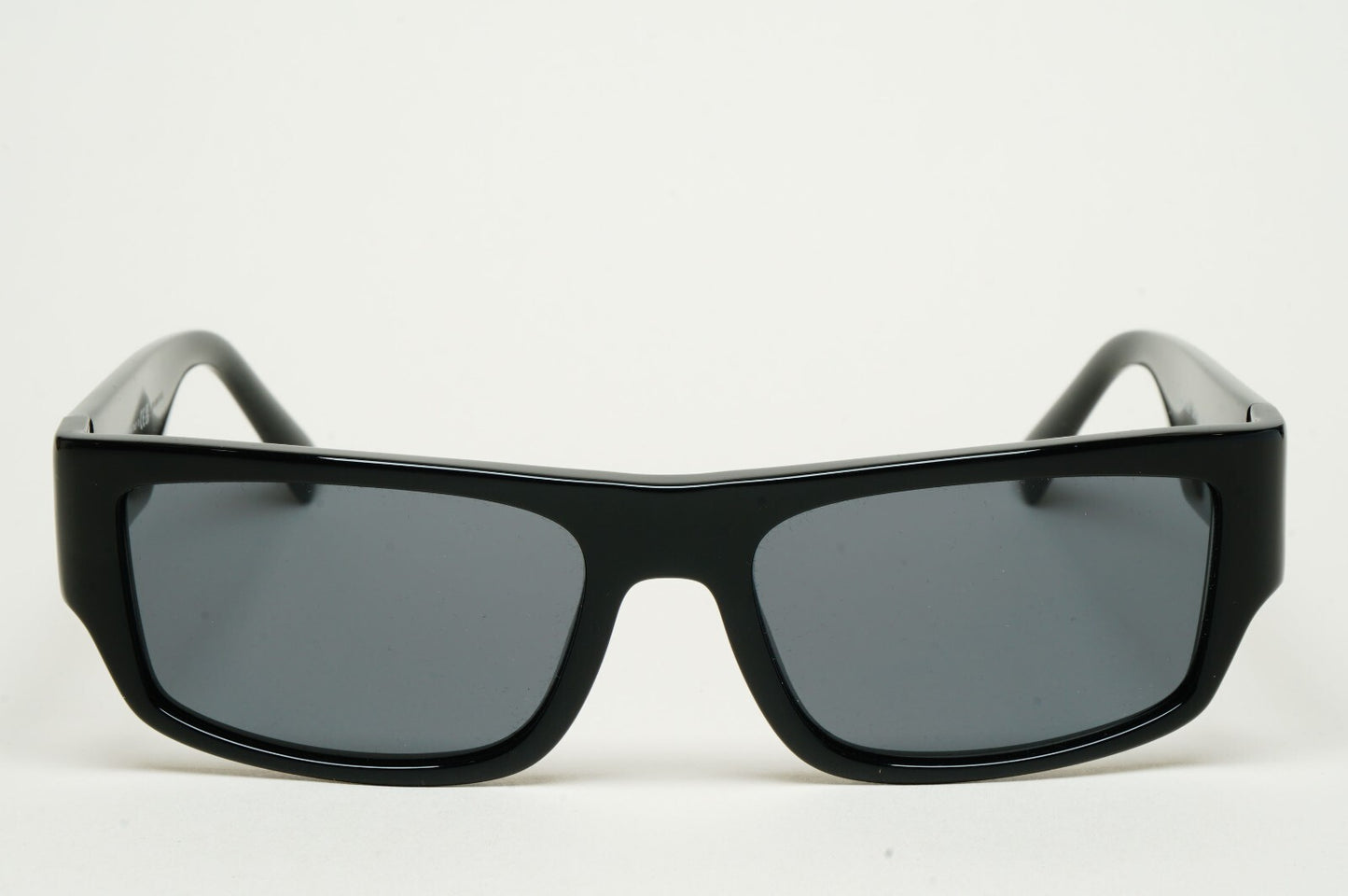 Versace Sunglasses Black Gold Medusa Rectangle RB 4385 GB1/87 56mm