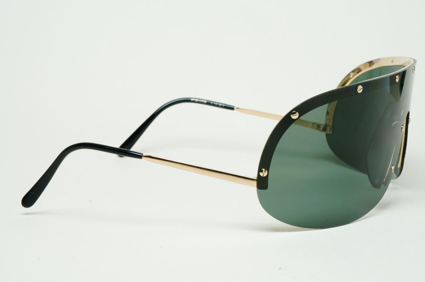 Porsche Design Sunglasses Titanium Green Gold P8000 Series Shield Visor P8479 A