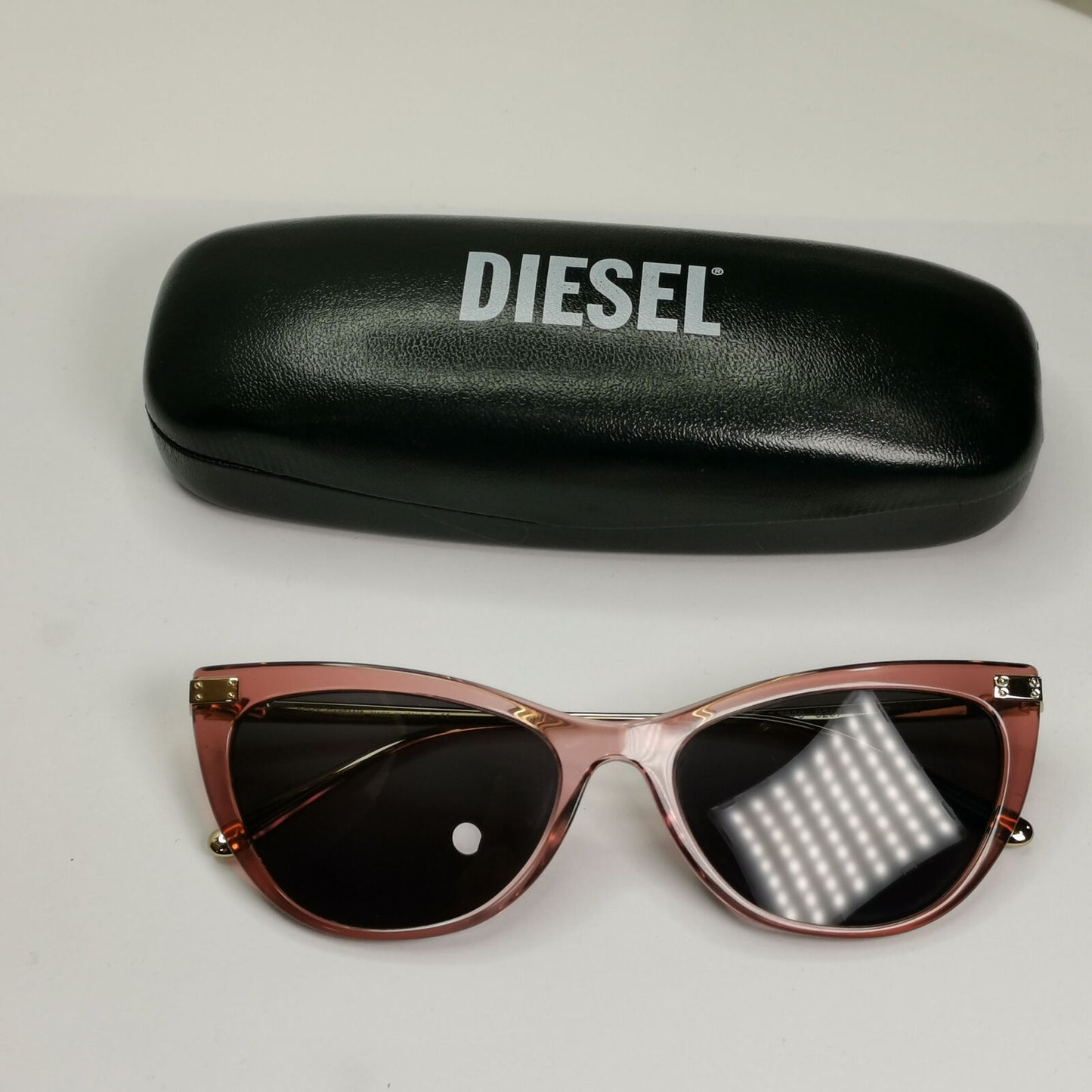 Dolce & Gabbana Sunglasses Pale Pink Gold Cat Eye DG 3329 3267 250123