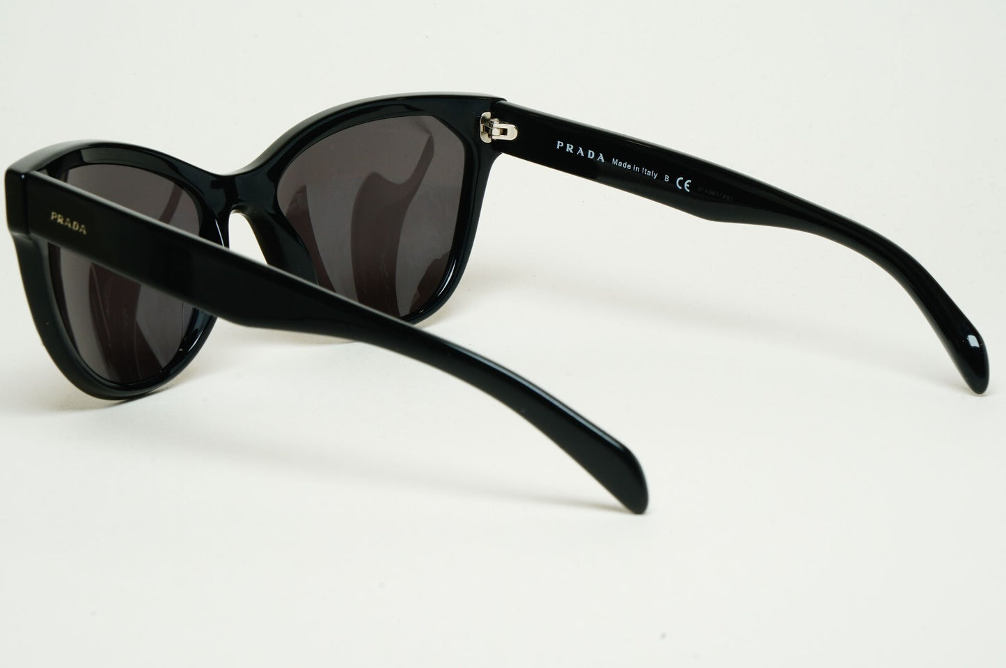 Prada Sunglasses 2015 Black Cat Eye Square PR15VS SPR 15V 1AB-5S0 56mm 100325