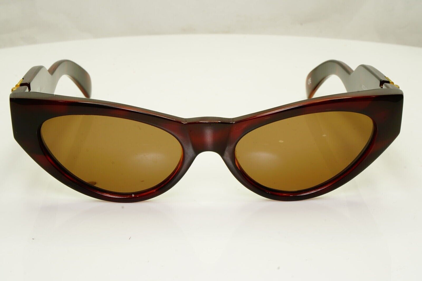 Gianni Versace Sunglasses 1996 Vintage Brown Gold Medusa MOD 476/A COL 900