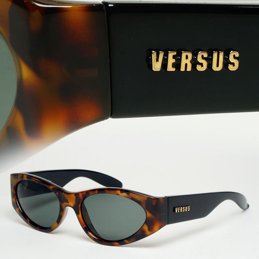 Versus Sunglasses 1996 by Gianni Versace Vintage Brown Black MOD E01 COL 239