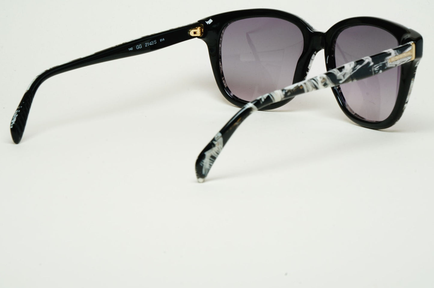 Gucci Sunglasses 1993 Vintage Marble Black White Grey GG 2142/S 91A 200225