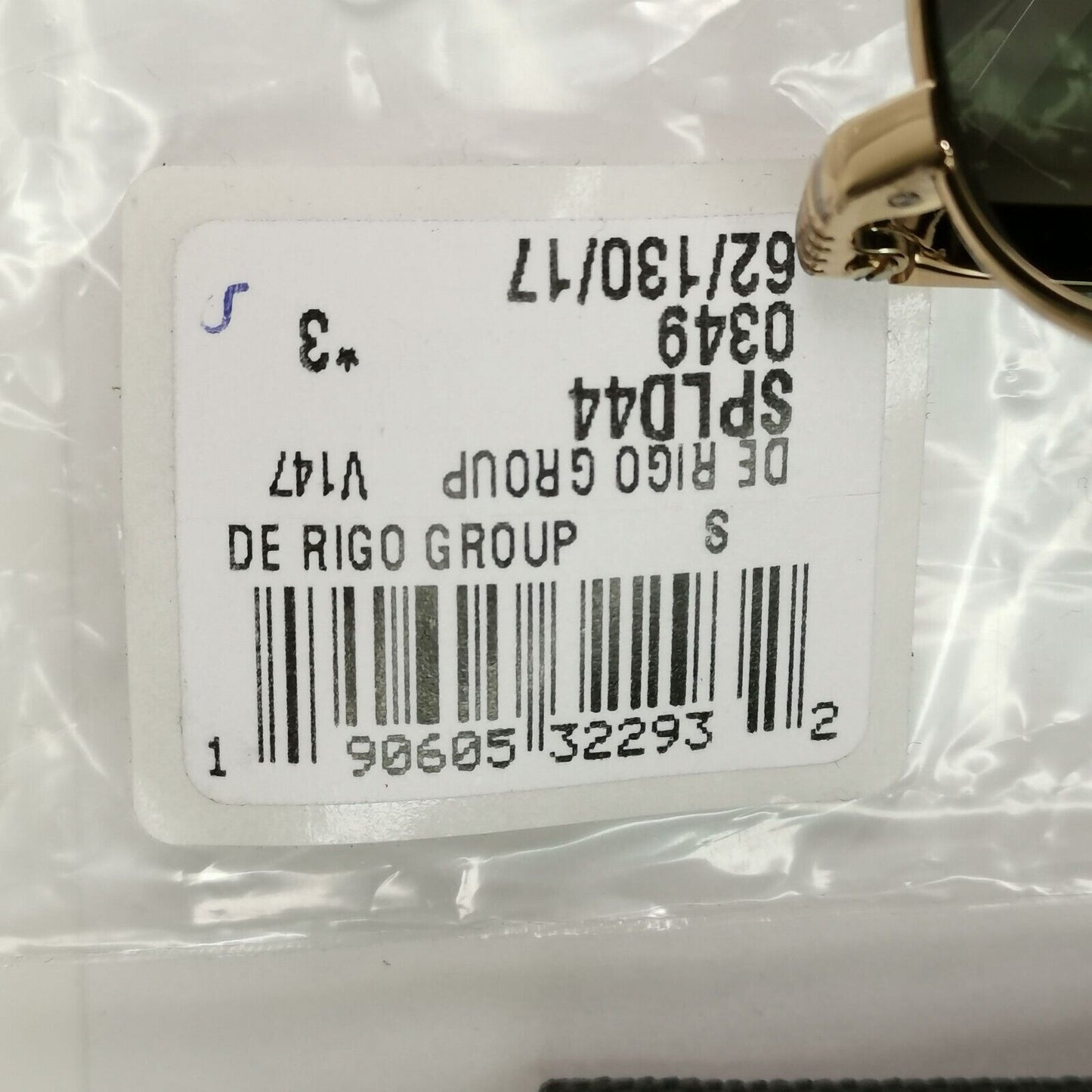 Police Sunglasses Gold Pilot Brown Green Metal SPL D44 Origins 45 COL 0349 62mm