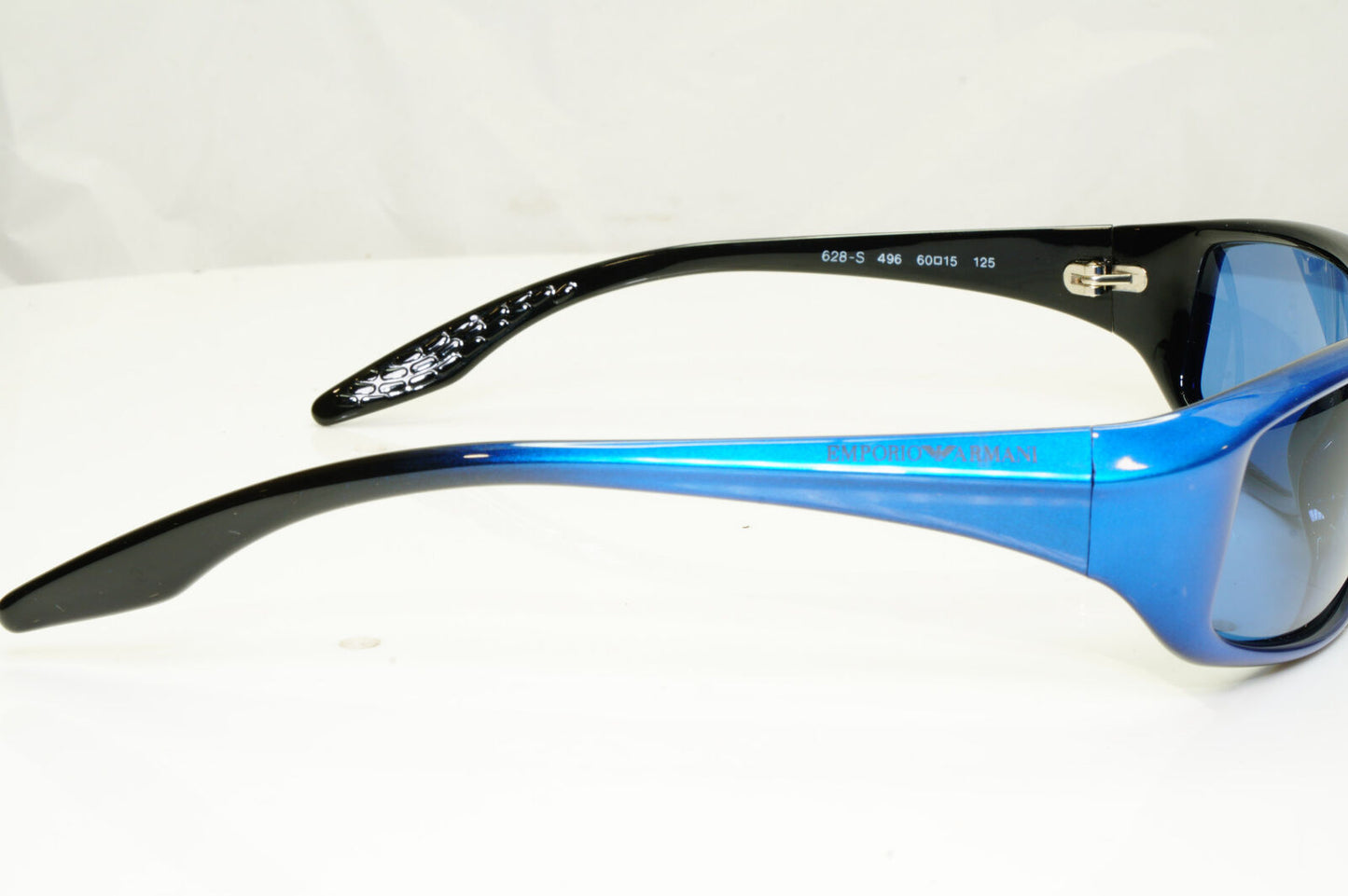 Authentic Emporio Armani Mens Womens Vintage Sunglasses Blue 628 496 34441