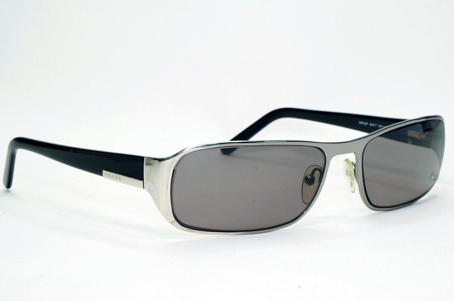 Prada Sunglasses 2006 Vintage Gunmetal Black Grey PR52FS SPR 52F 5AV-1A1 250924