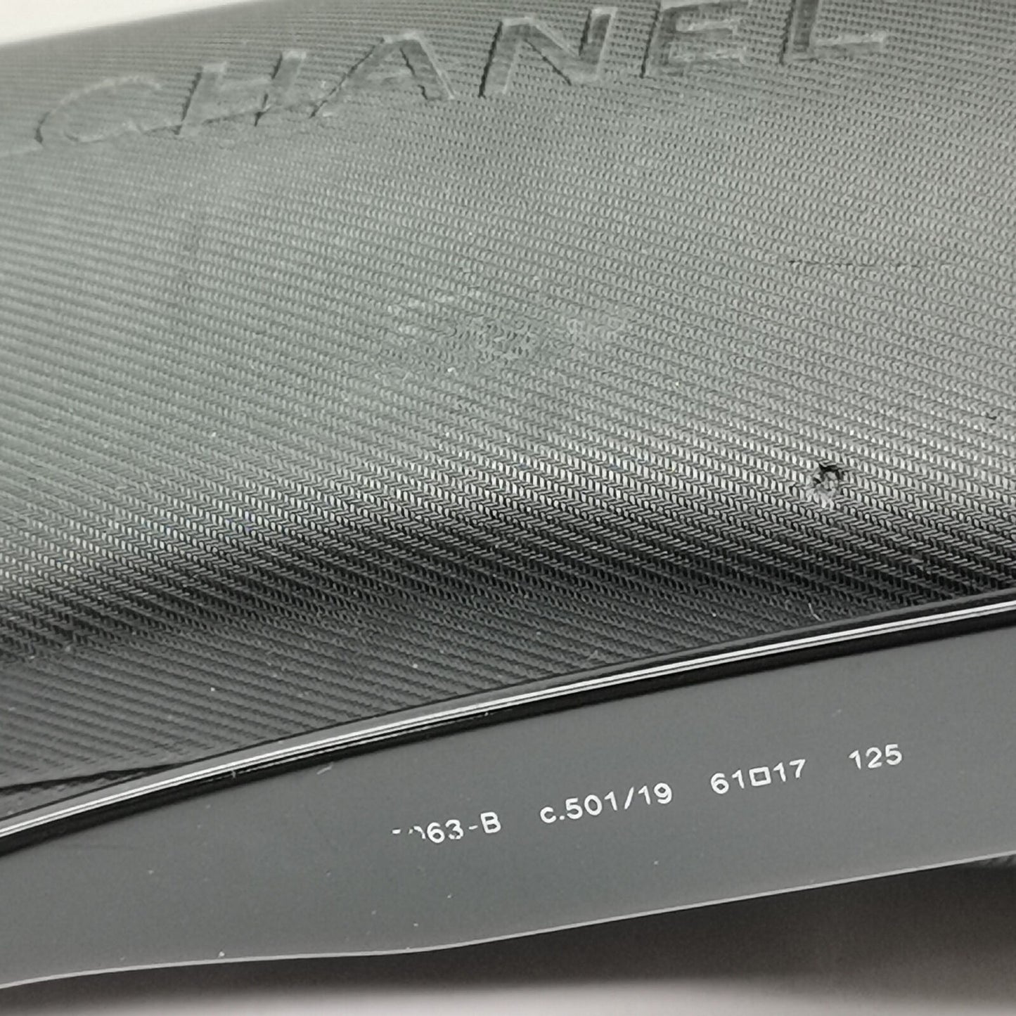 Chanel 2008 Vintage Sunglasses Black Blue Crystal 5063-B c.501/19 221122