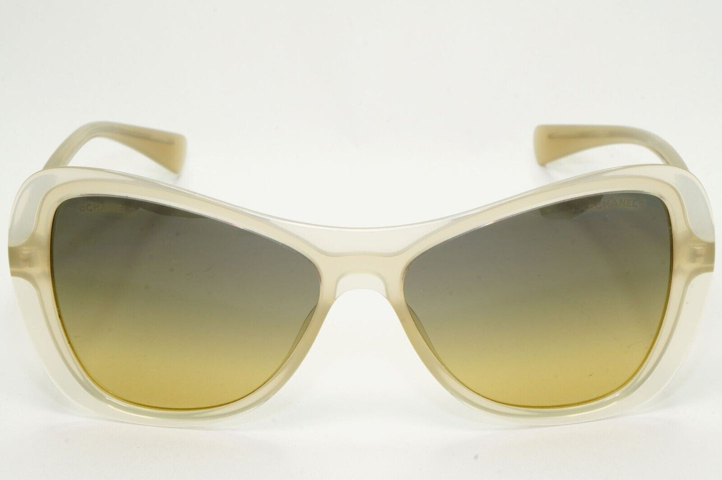 Chanel Sunglasses Olive Green Gradient Square Butterfly 5388 c.1622/L0 57mm