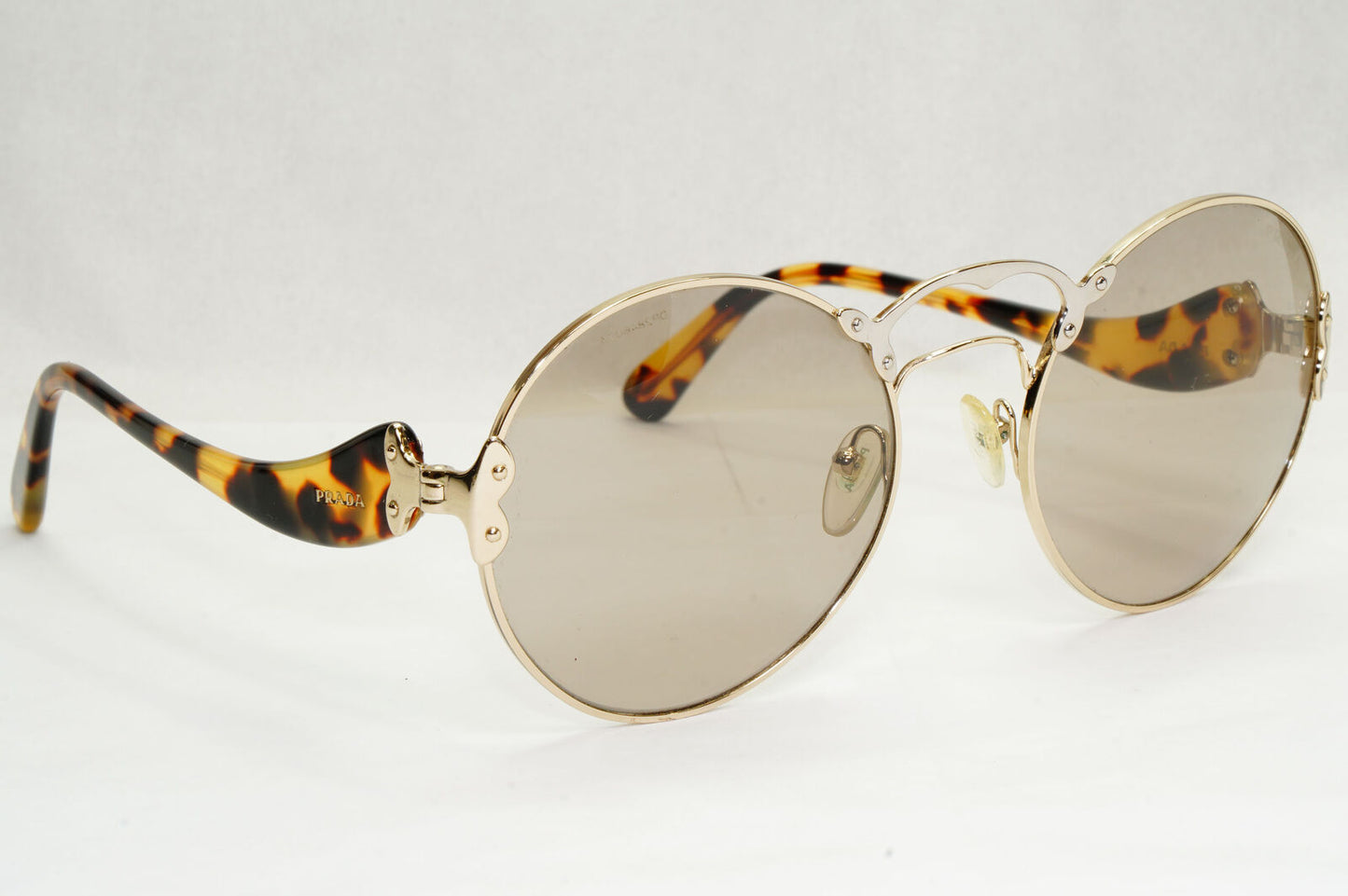 Prada Sunglasses 2016 Wanderer Gold Brown Ornate PR55TS SPR 55T ZVN-5J2 200124