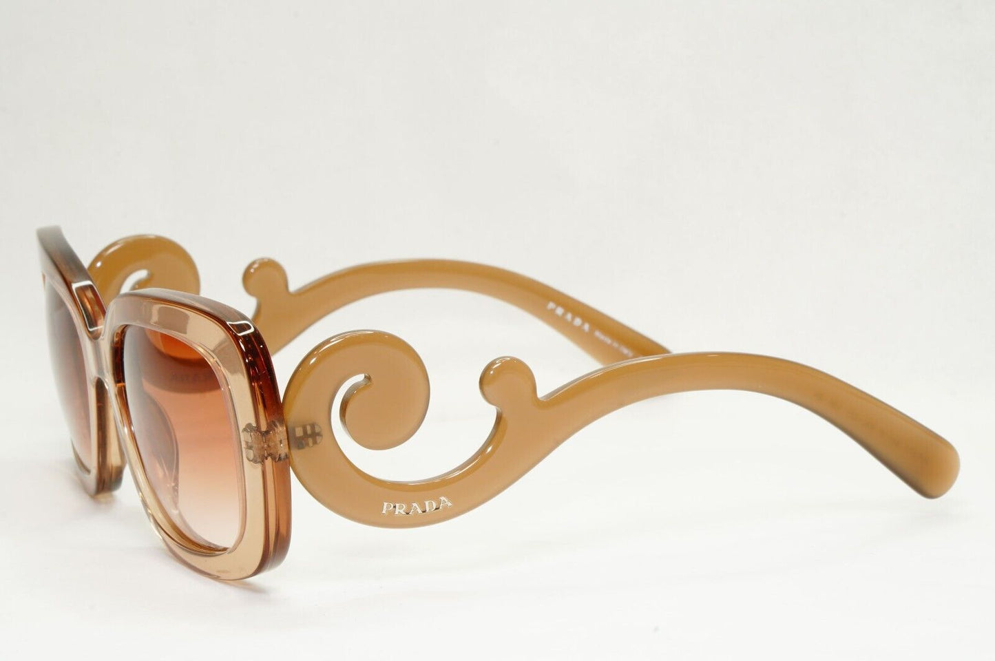 Prada Sunglasses Swirl Baroque 2012 Square Brown PR27OS SPR 27O KAL-1Z1 051223