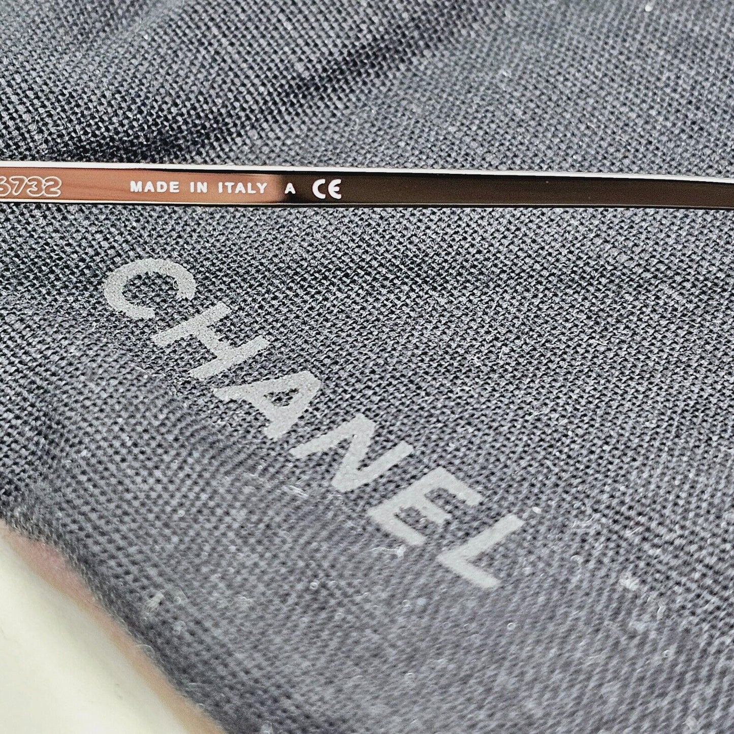 Chanel Sunglasses Denim Gunmetal Grey Gradient Pilot 4249-J c.108/S6 53mm