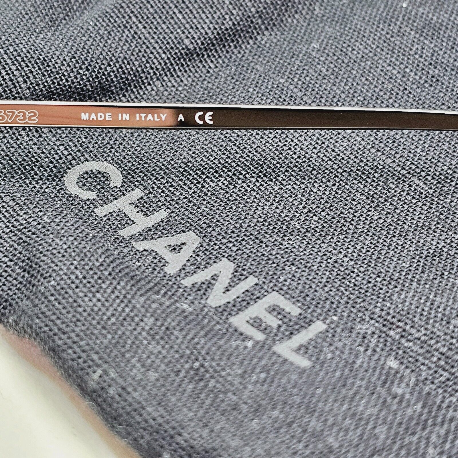 Chanel Sunglasses Denim Gunmetal Grey Gradient Pilot 4249-J c.108/S6 53mm