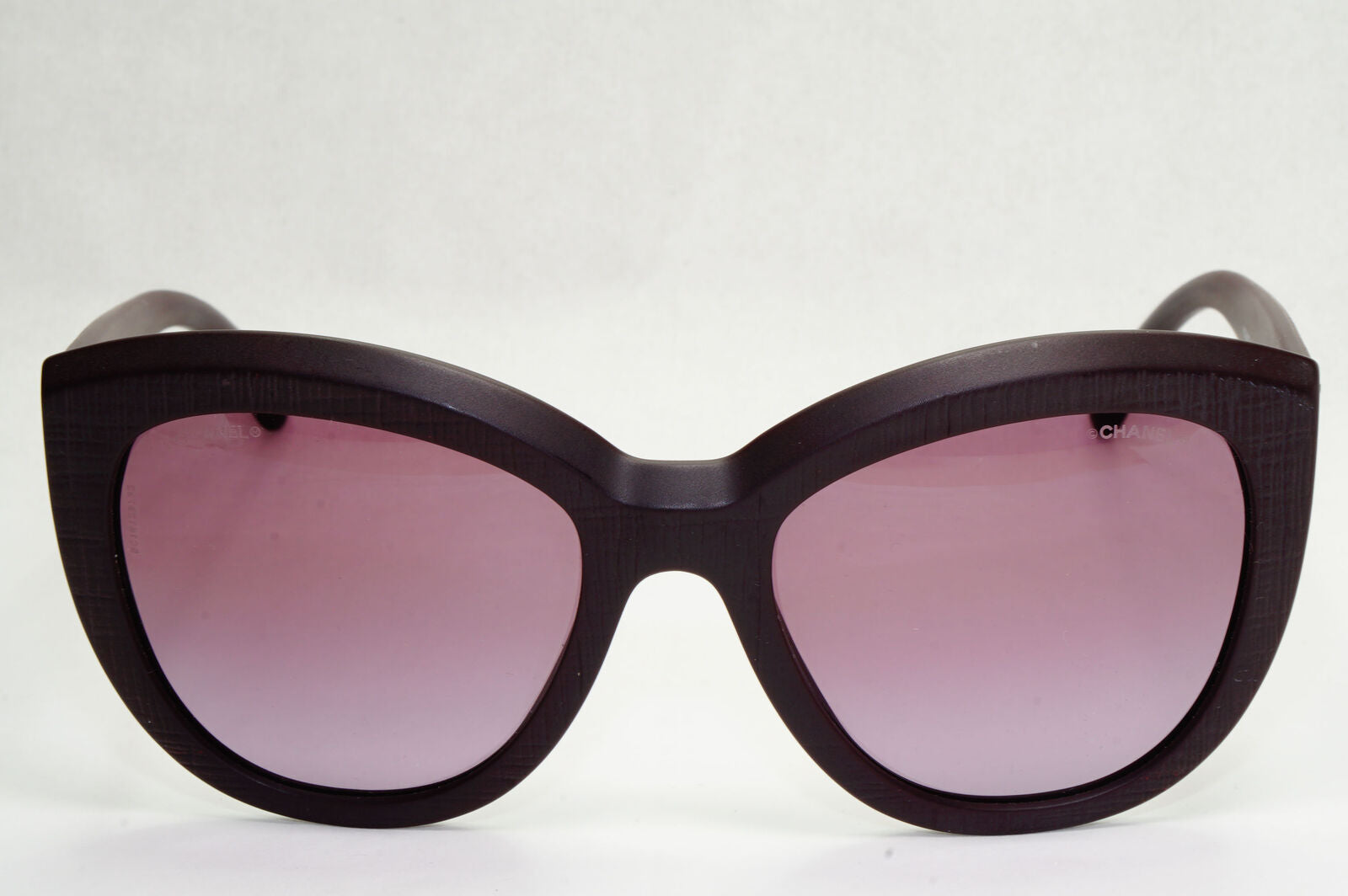 Chanel Sunglasses Dark Burgundy Maroon Tweed Pattern 5332 c.1461/S1 120124