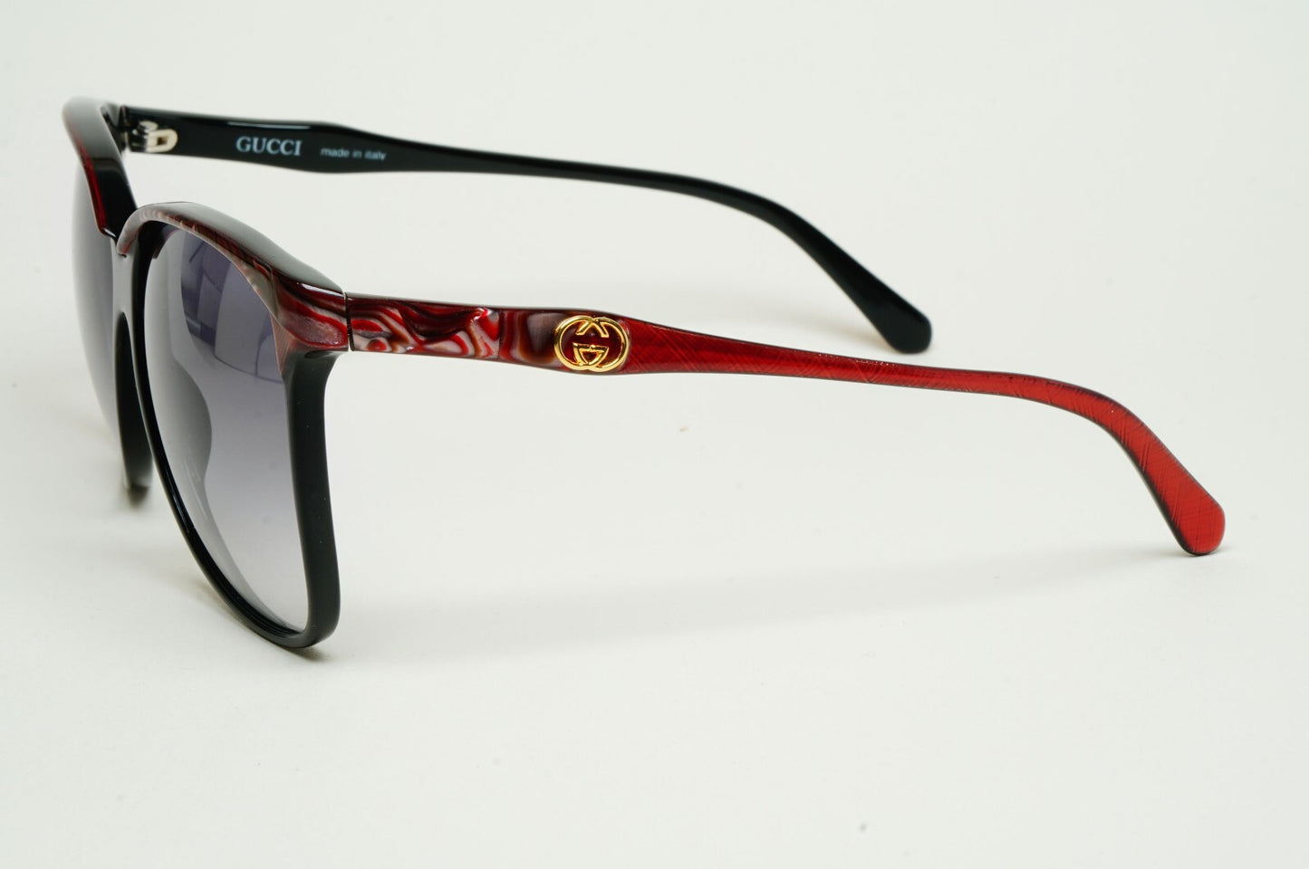 Gucci Sunglasses 1993 Dark Red Bordo Square Grey GG 2106/S 29G 62mm 200225