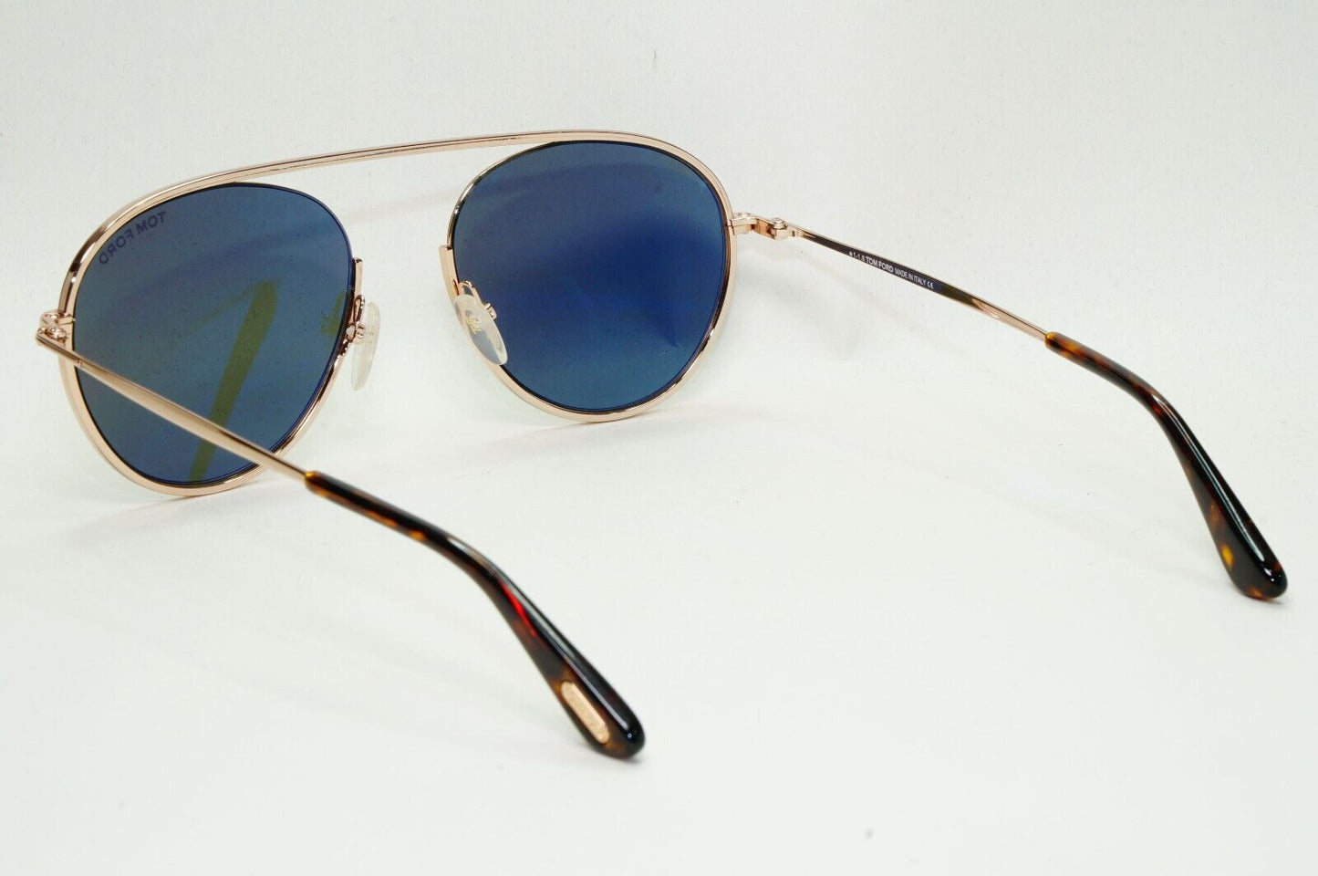 Tom Ford Sunglasses Keith-02 Gold Dark Green Metal Pilot FT0599 TF 599 28N 55mm