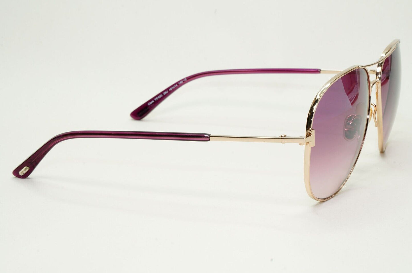 Tom Ford Sunglasses Clark Rose Gold Bordeaux Red Mirror Unisex FT0823 TF 823 28U