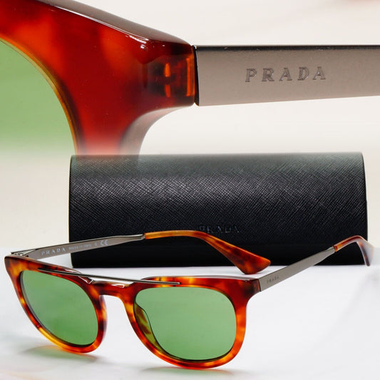 Prada Sunglasses 2013 Brown Green Square PR13PS SPR 13P 4BW-1G2 51mm 050824