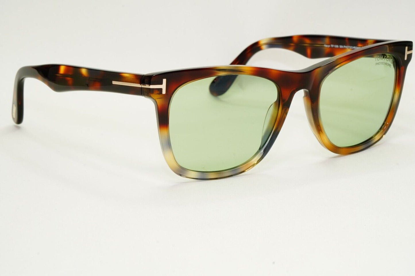 Tom Ford Sunglasses Kevyn Photochromic Brown Tortoise Green FT1099 TF 1099 56N