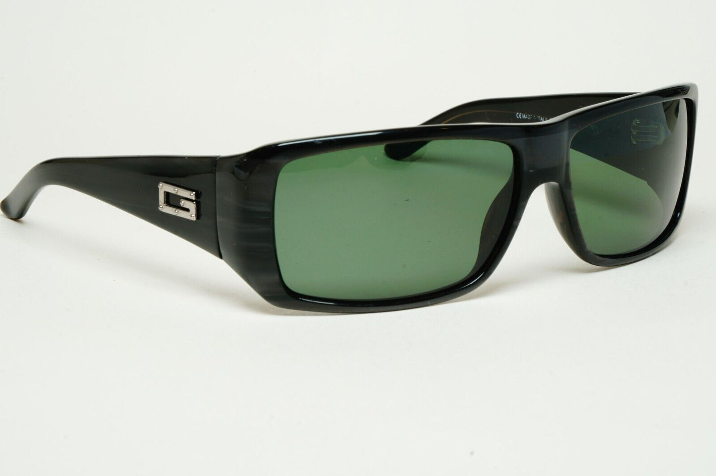 Gucci Sunglasses 1997 Vintage Grey Marble Green Square GG 1494/S AD7 280125