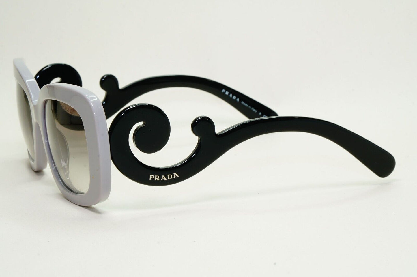 Prada Sunglasses Swirl Baroque Square Lilac Black PR27OS SPR 27O QE0-0A7 250924