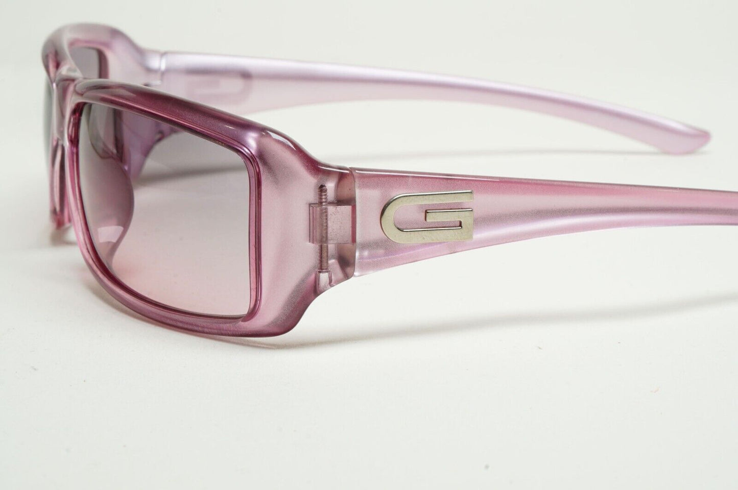 Gucci Sunglasses 2002 Vintage Lilac Pale Pink Rectangle GG 2551/S LT8 050225