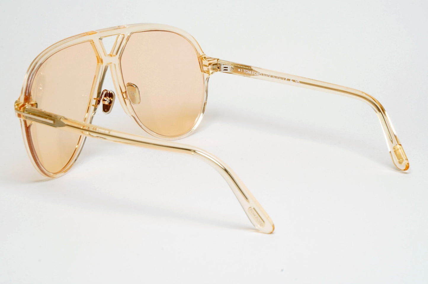Tom Ford Sunglasses Bertrand Honey Light Brown Transparent FT1061 TF 1061 45E