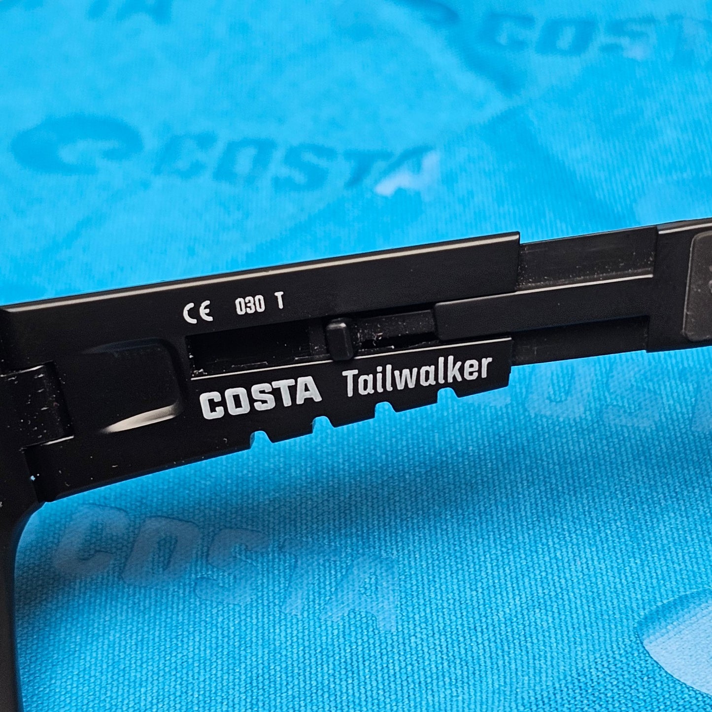 Costa Del Mar Sunglasses Tailwalker Polarized Green 580P Black 06S9003 16 56mm