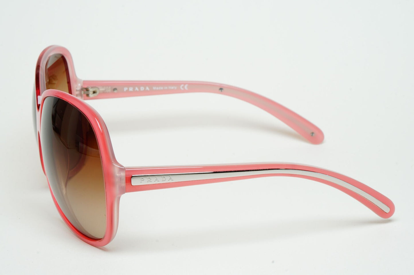 Prada Sunglasses 2006 Vintage Pink Brown Large PR19IS SPR 19I 7BW-6S1 070325