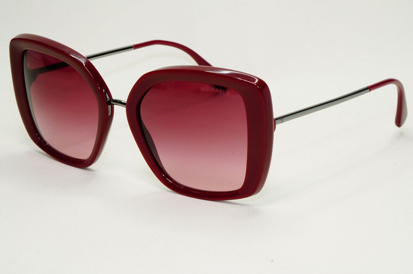 Chanel Sunglasses Red Burgundy Square Gradient Bordo 5401 c.1612/8H 54mm