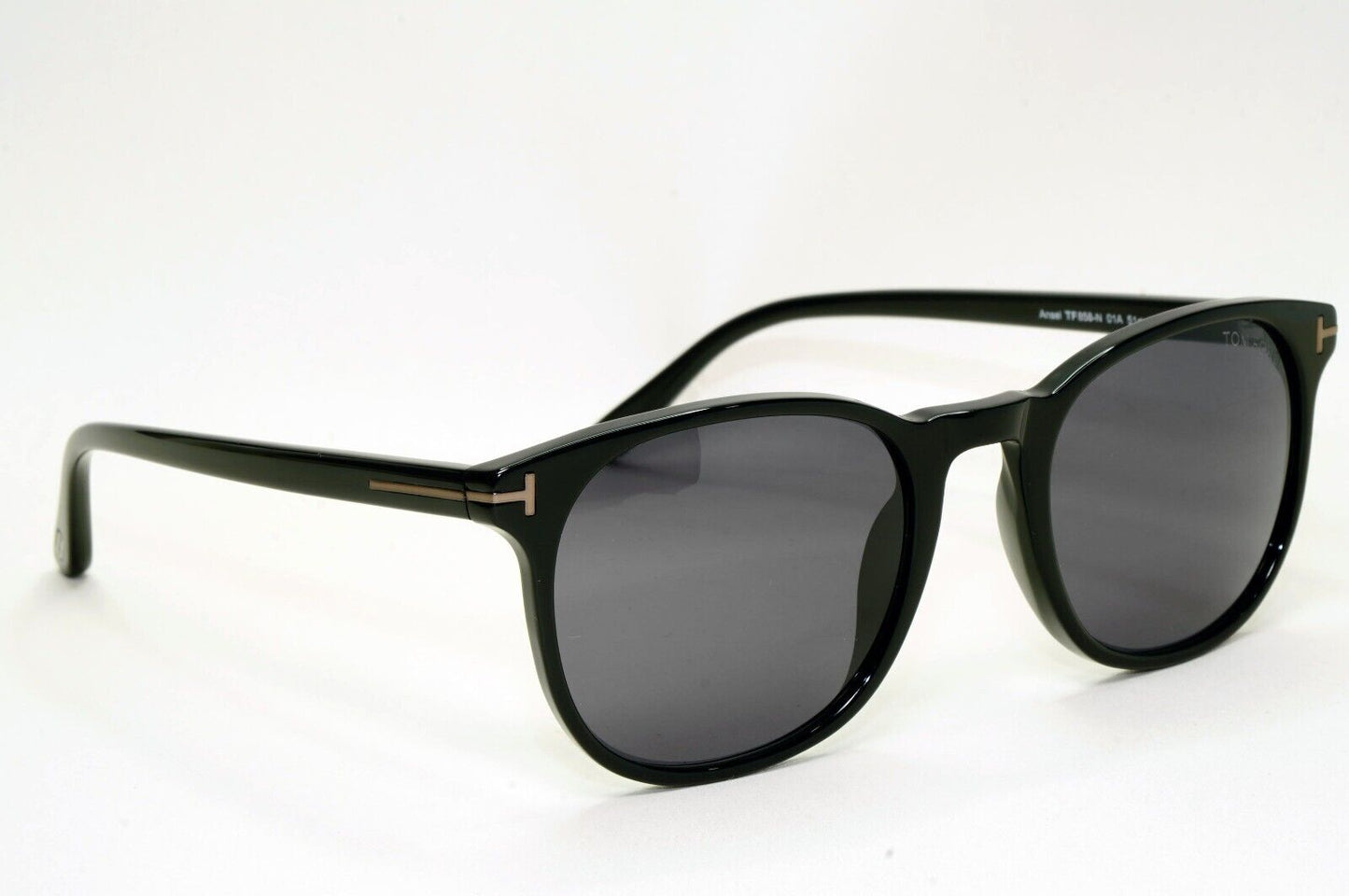 Tom Ford Sunglasses Ansel Black Glossy Square FT 0858-N TF 858-N 01A 51mm