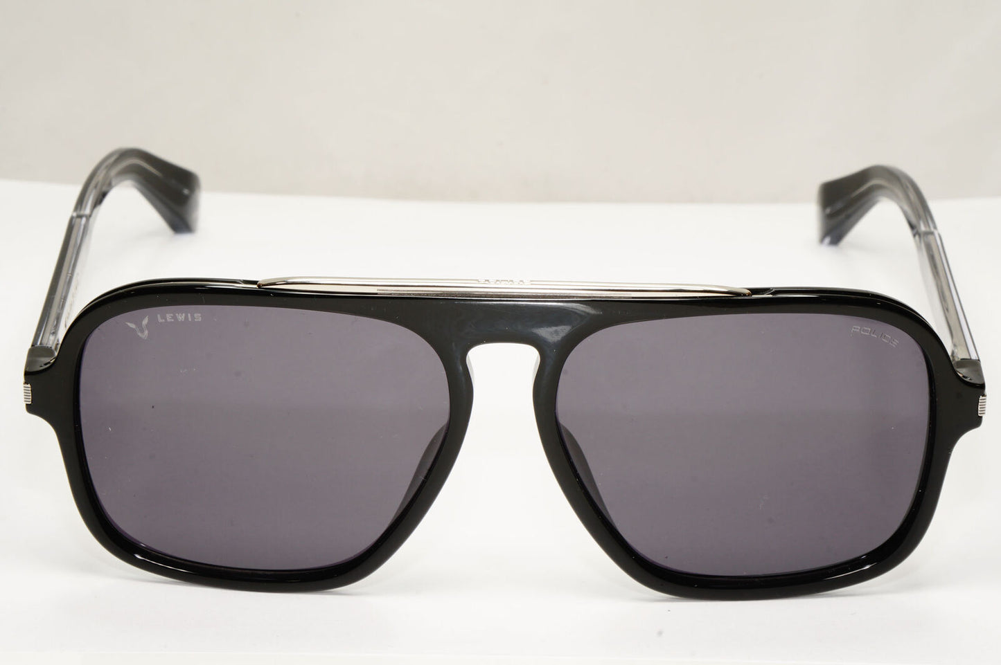 Police Lewis Hamilton F1 Sunglasses Black Silver Lewis 38 SPL E20 COL 700K
