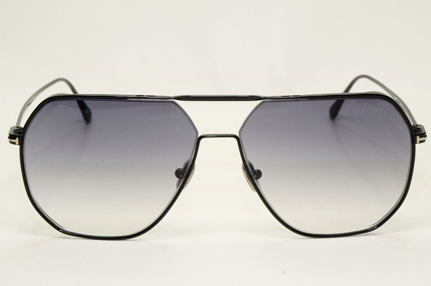 Tom Ford Sunglasses Gilles-02 Black Grey Metal Square FT0852 TF 852 01B 61mm