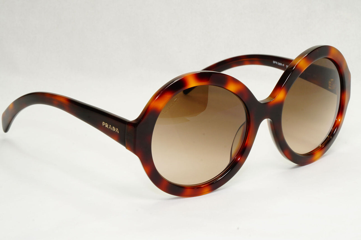 Prada Sunglasses 2015 Brown Round Tortoise PR06RS-F SPR 06R-F TKR-3D0 140124
