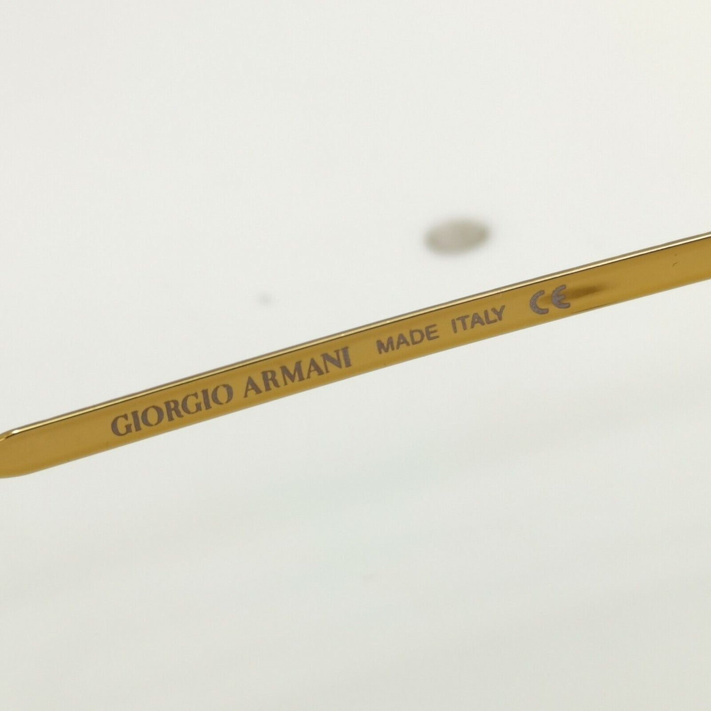 Authentic Giorgio Armani 1997 Vintage Sunglasses Gold Round Men Women 652 927