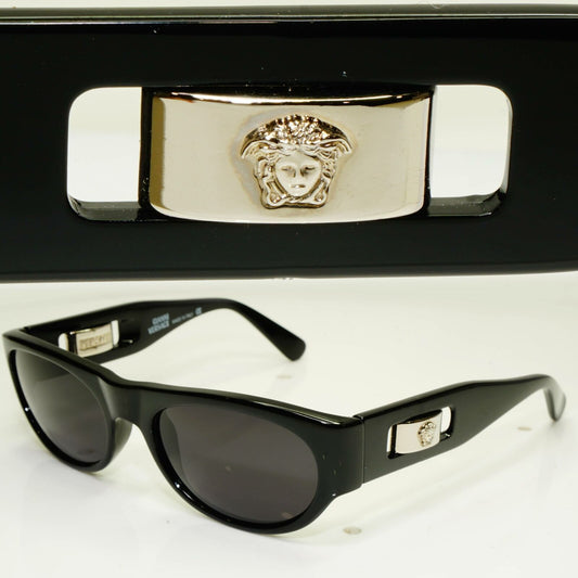 Gianni Versace 1996 Mens Vintage Black Medusa Sunglasses MOD 474/A COL 852