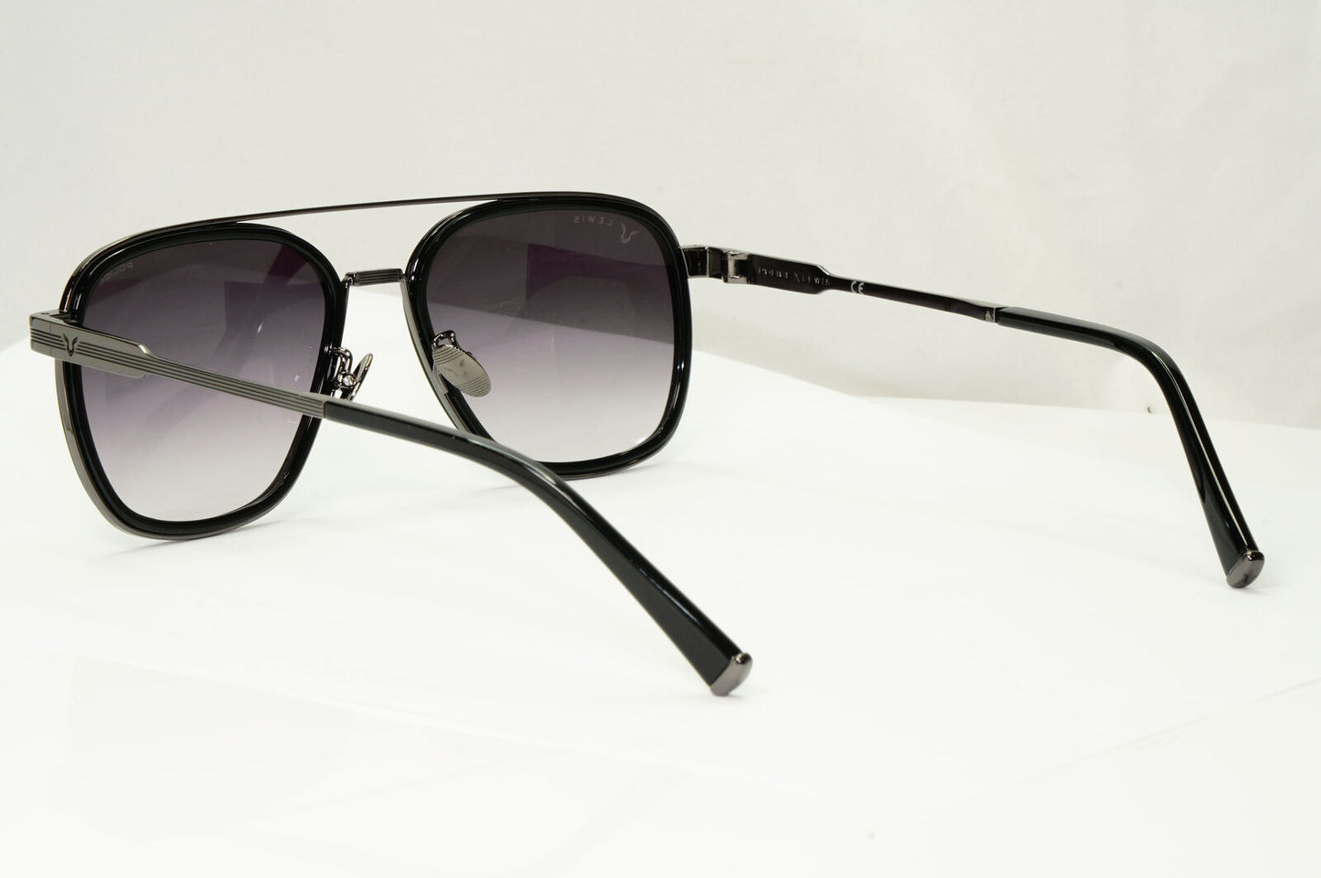 Police Lewis Hamilton F1 Sunglasses Black Smoke Gunmetal Square SPL C49 COL BLKY