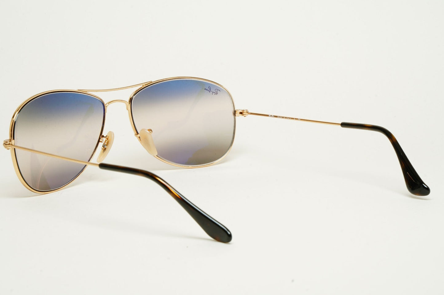 Ray-Ban Sunglasses Cockpit Gold Arista Gradient Pilot RB 3362 001/GE 59mm
