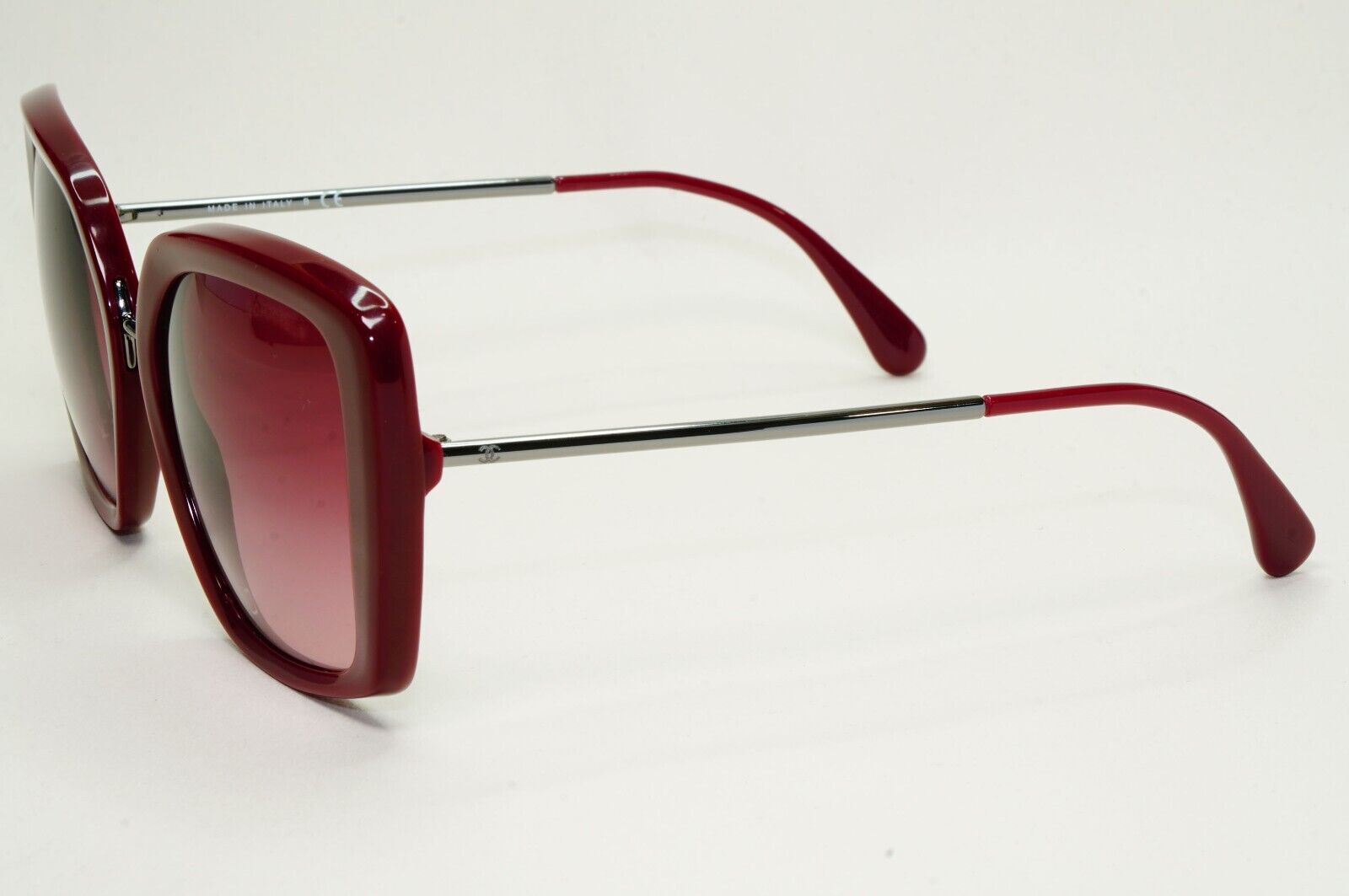 Chanel Sunglasses Red Burgundy Square Gradient Bordo 5401 c.1612/8H 54mm