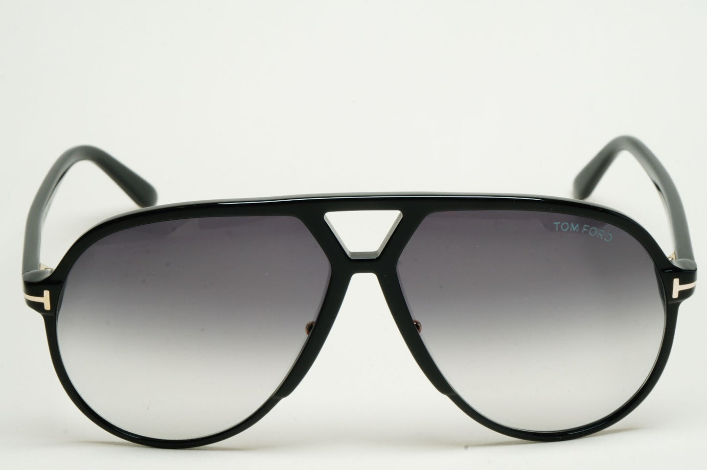 Tom Ford Sunglasses Bertrand Black Pilot Grey Gradient Large FT1061 TF 1061 01B