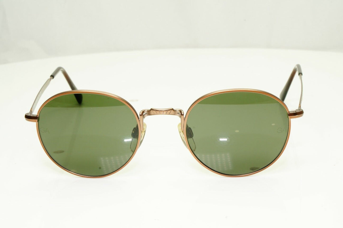 Authentic Giorgio Armani 1997 Vintage Sunglasses Brown Round Men Women 652 980