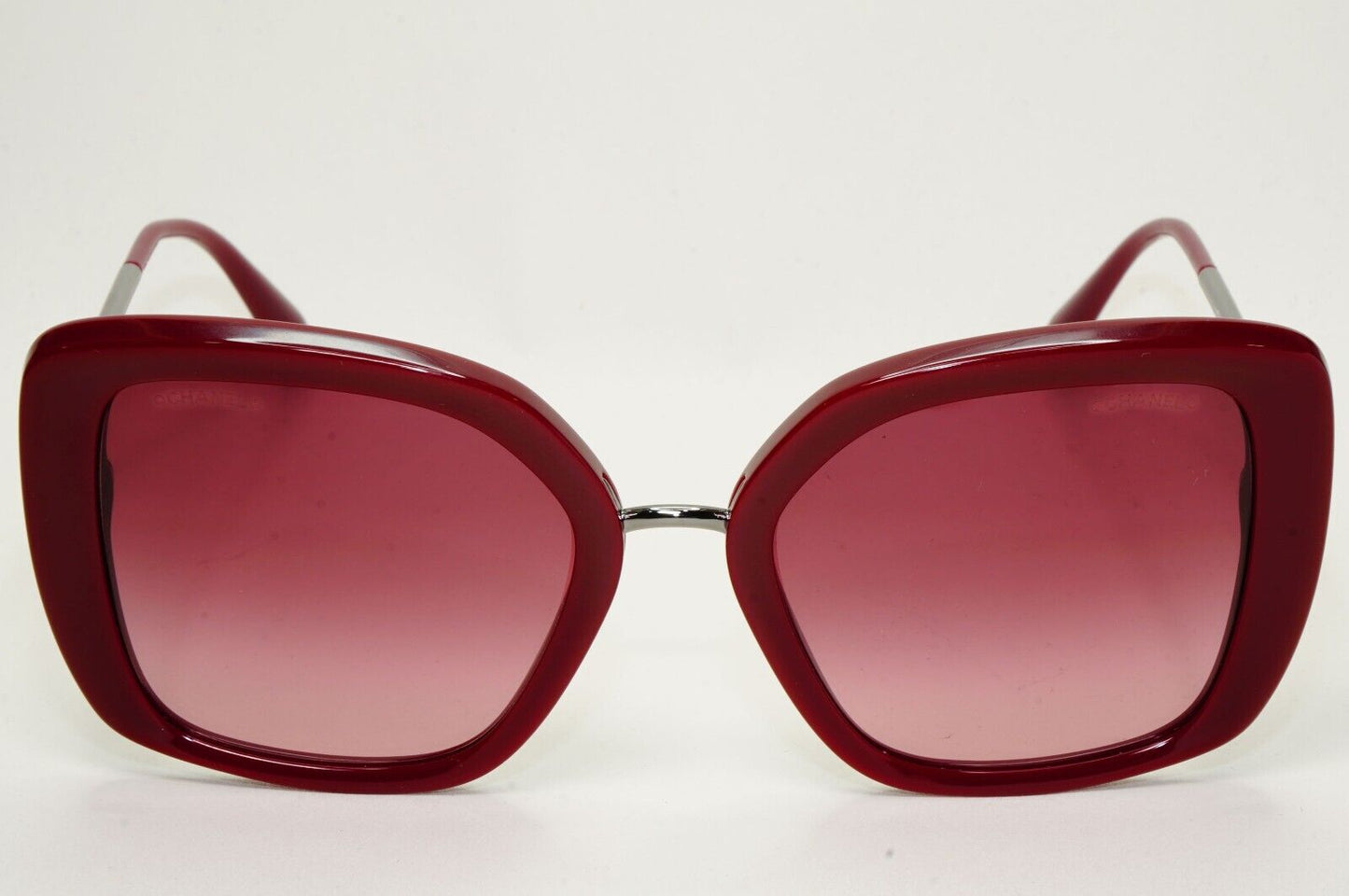 Chanel Sunglasses Red Burgundy Square Gradient Bordo 5401 c.1612/8H 54mm
