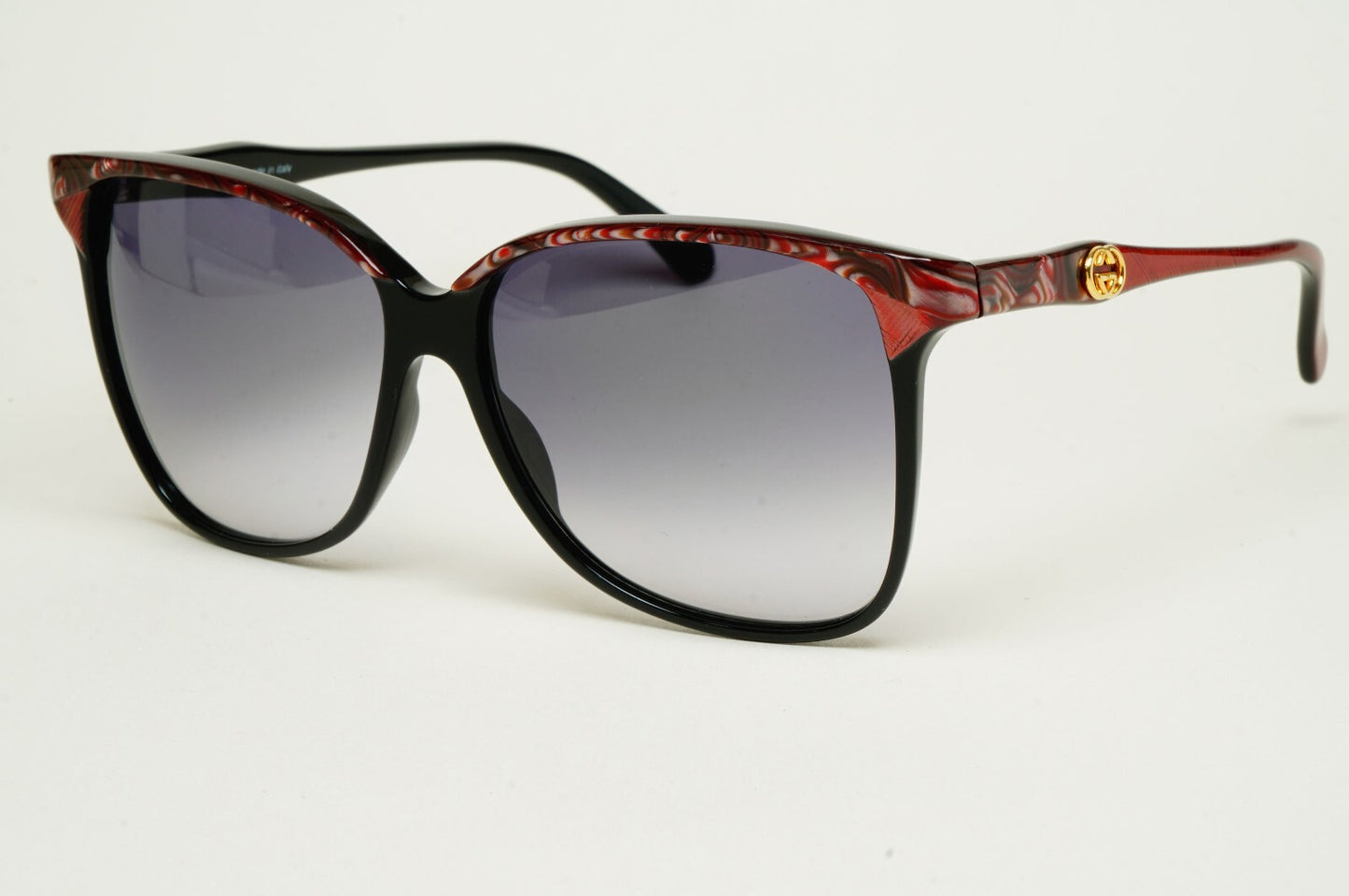 Gucci Sunglasses 1993 Dark Red Bordo Square Grey GG 2106/S 29G 62mm 200225