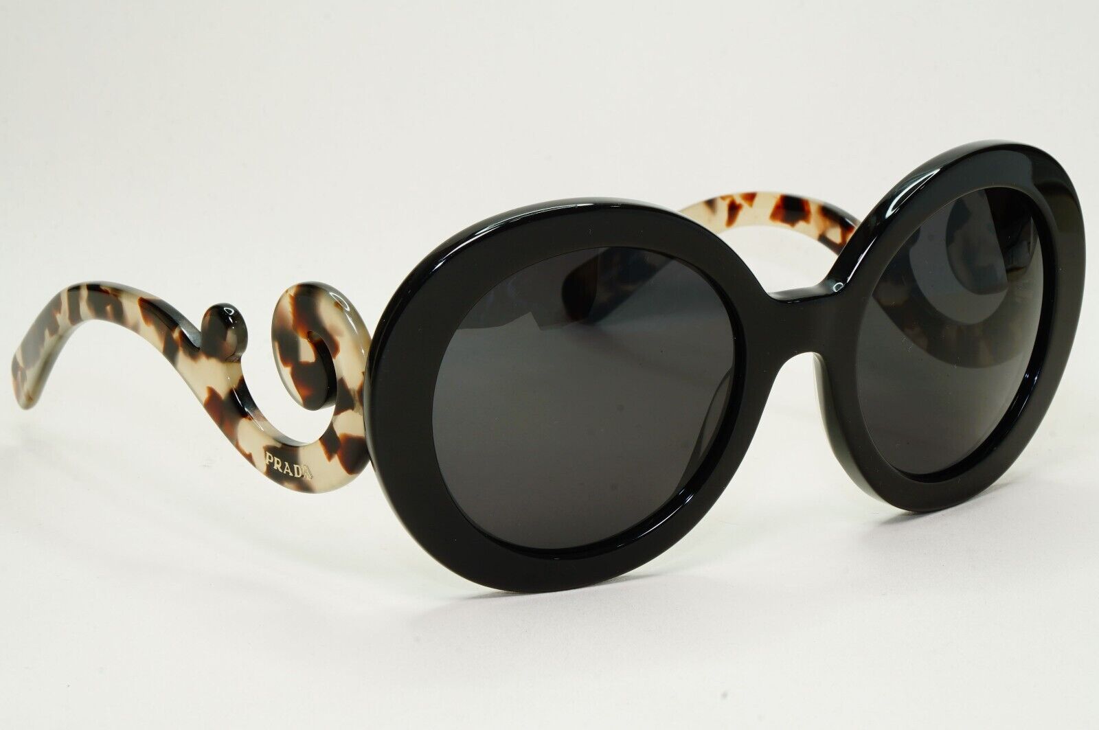 Prada Sunglasses Swirl Baroque Round Brown Black PR27NS SPR 27N UAO-4O0 250924